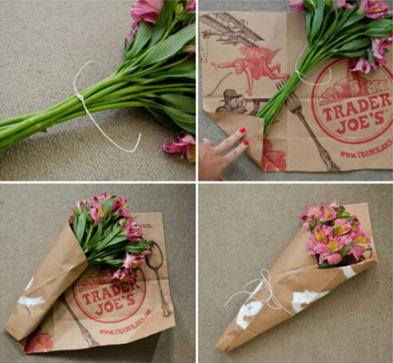 De gedrukte Kraftpapier-Document Bladen van de Bloemverpakking/Milieuvriendelijke Gift Verpakkende Bladen