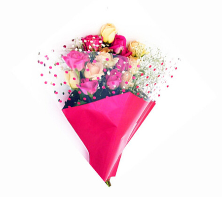 Y-vorm Bloemenboeketkokers voor Moederdag/de Mooie Verpakkende Bladen van de Drukbloem